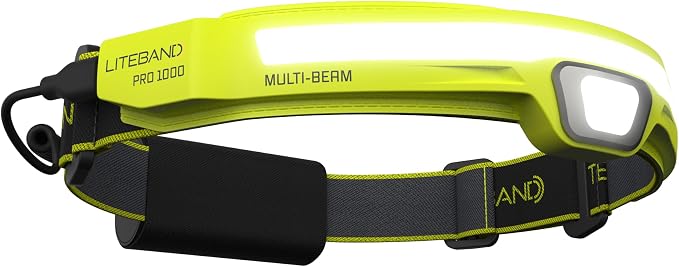 OPTIMAL VENTURES LITEBAND PRO Multi-Beam Rechargeable LED Headlamp, 1000 Lumens by Liteband