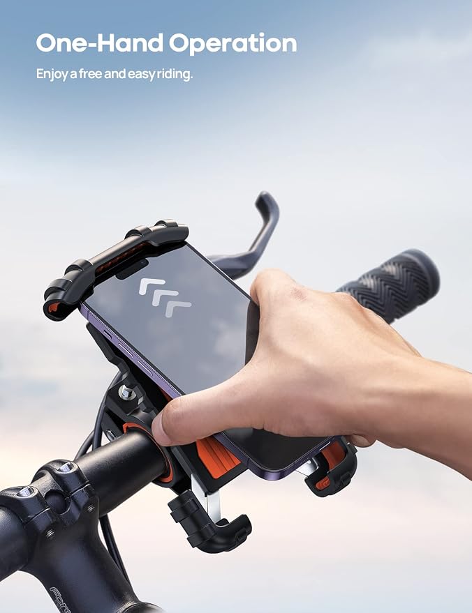 Lamicall Bike Phone Holder, Motorcycle Phone Mount - Image 2