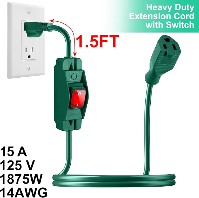 Outdoor Waterproof Extension Cord - Image 3