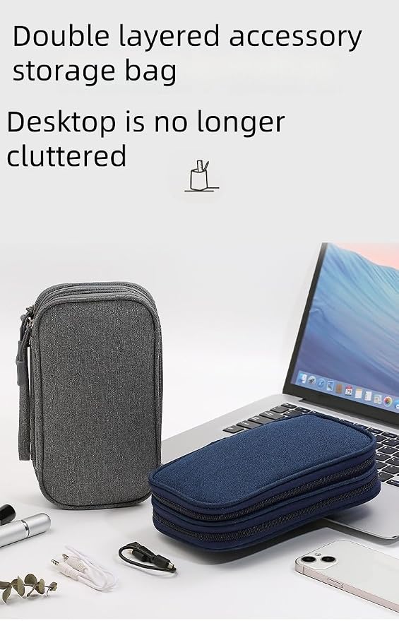 Electronic Organizer Travel Cable Accessories BagPouch Portable Waterproof - Image 5