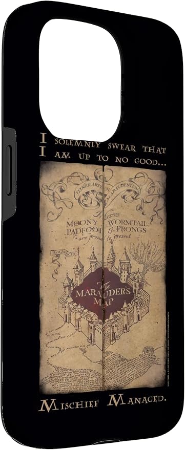 iPhone 15 Pro Harry Potter Marauder's Map Words Case - Image 3