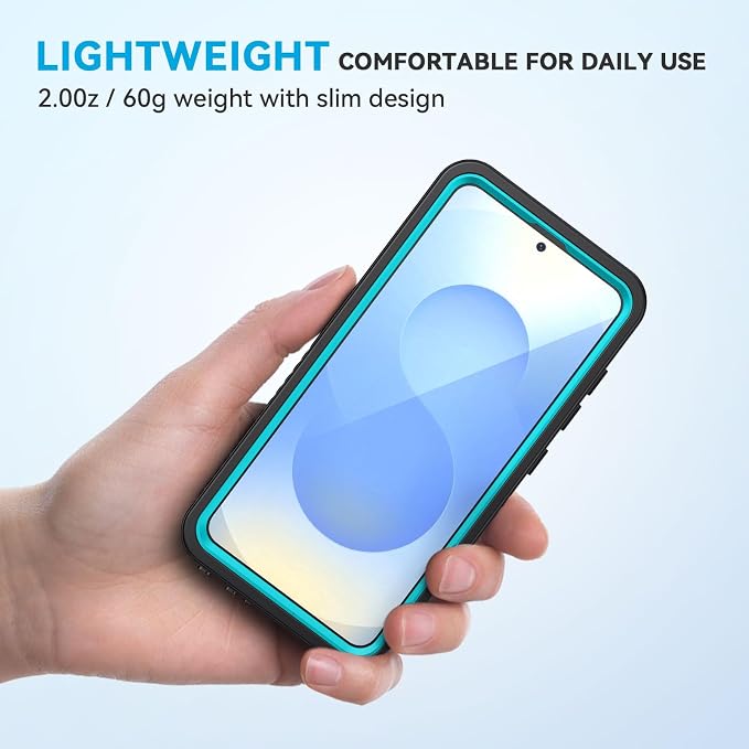 Lanhiem for Samsung Galaxy S25 Case, IP68 Waterproof Dustproof, Built-in Screen - Image 6