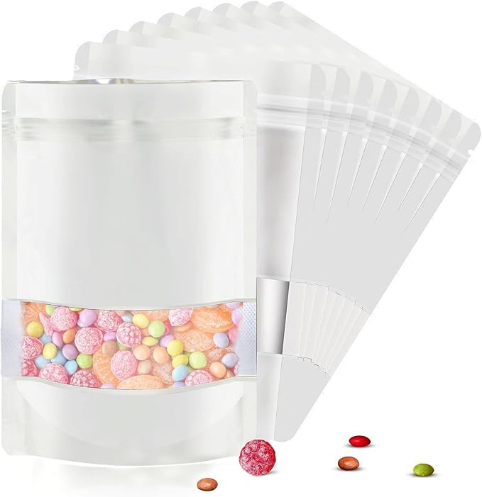 4.7"x7.8" 120pcs Mylar Bags for Food Storage, Smell Proof Bag by ODDIER