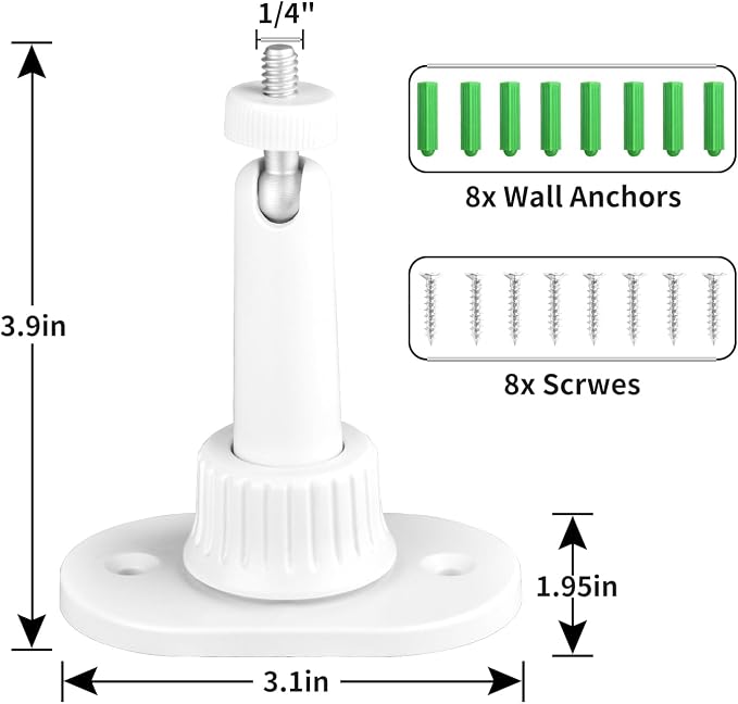 4 Pack Adhesive Wall Mount Compatible - Image 4