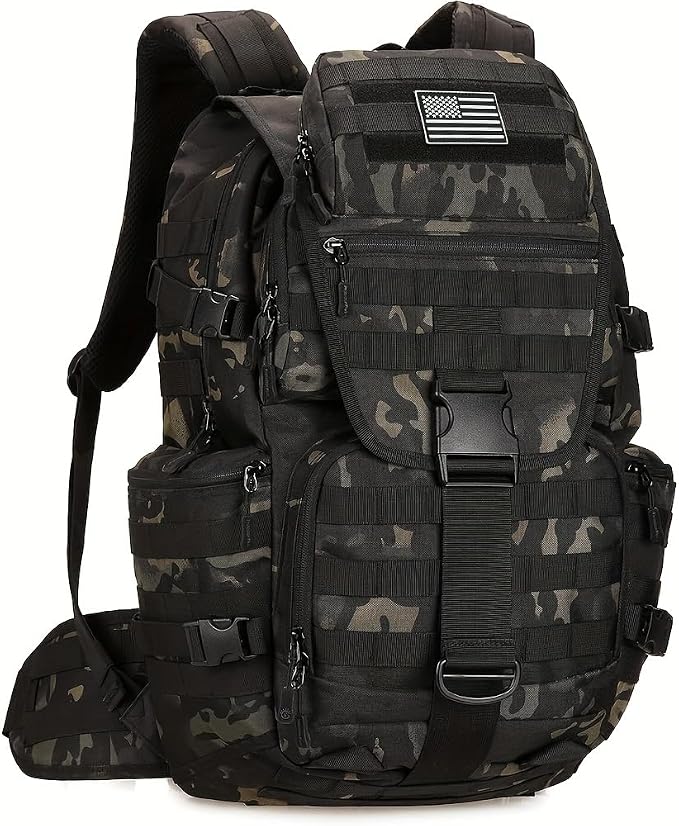 50L Military Tactical Backpack 3 Day Assault Pack Molle Daypack Hiking Backpack by HongXingHai