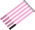 MECCANIXITY 5Pcs Reusable Battery Tie Down Straps, 0.8x16" Pink Nylon by MECCANIXITY