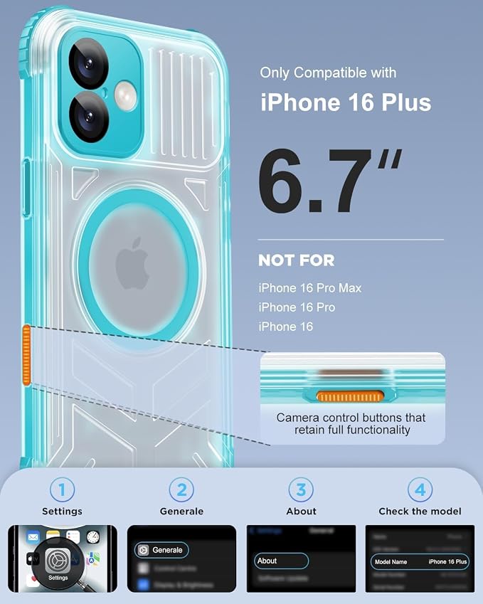 for iPhone 16 Plus Waterproof Case - Image 2