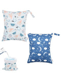 ALVABABY 2pcs Waterproof Wet Dry Bags, Reusable by ALVABABY