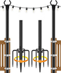 NUERPO String Light Poles, Metal Poles by NUERPO