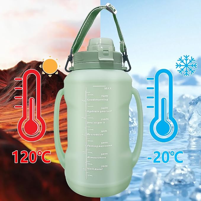 64oz Foldable Silicone Water Bottle - Image 3