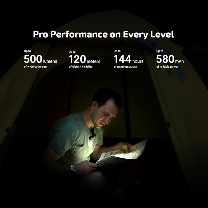 OLIGHT Oclip Pro EDC Flashlight Clip-on Light, Rechargeable 500 Lumens - Image 8