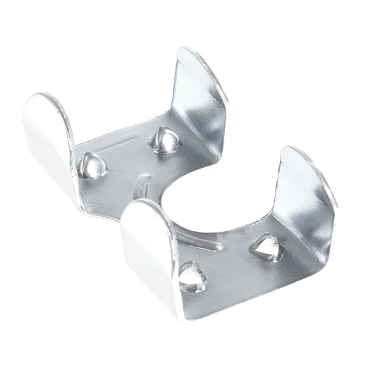 Rope & Cord Metal Clips for Rope, String – Heavy Duty Zinc Plated Double Rope - Image 2