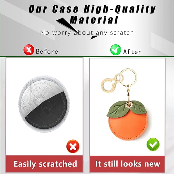 Leather Keychain Holder Case Compatible - Image 4