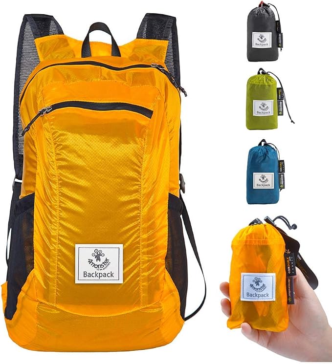 4Monster Hiking Daypack, Water Resistant Lightweight Packable Backpack by 4Monster