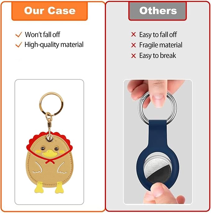Leather Keychain Case Holder Compatible - Image 7