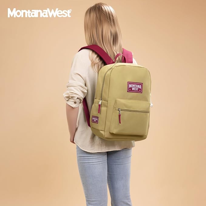 Montana West Backpack for Women Men 2 PCS Lightweight College Bookbags Casual - Image 6