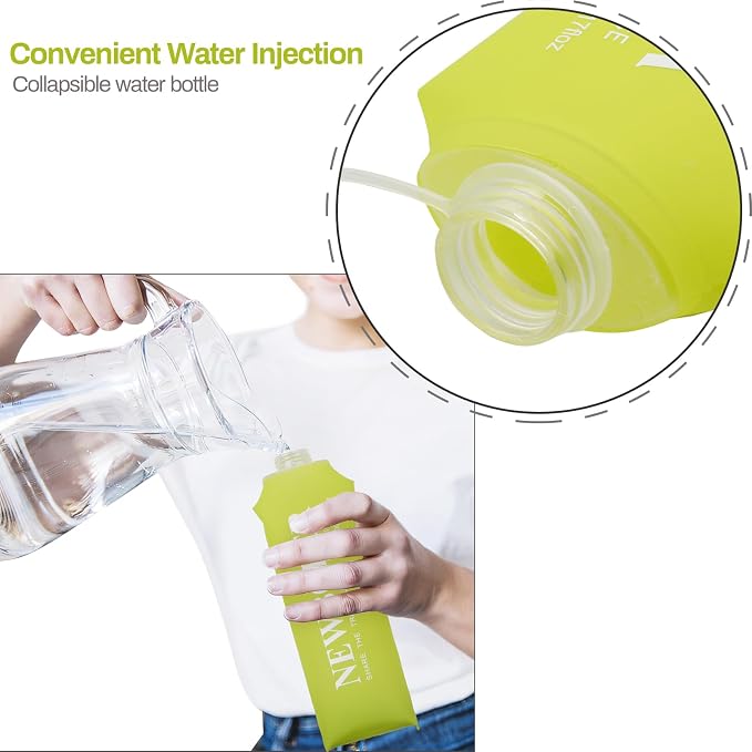 Soft Flask Running Bottles Collapsible Water Bottle Foldable - Image 6