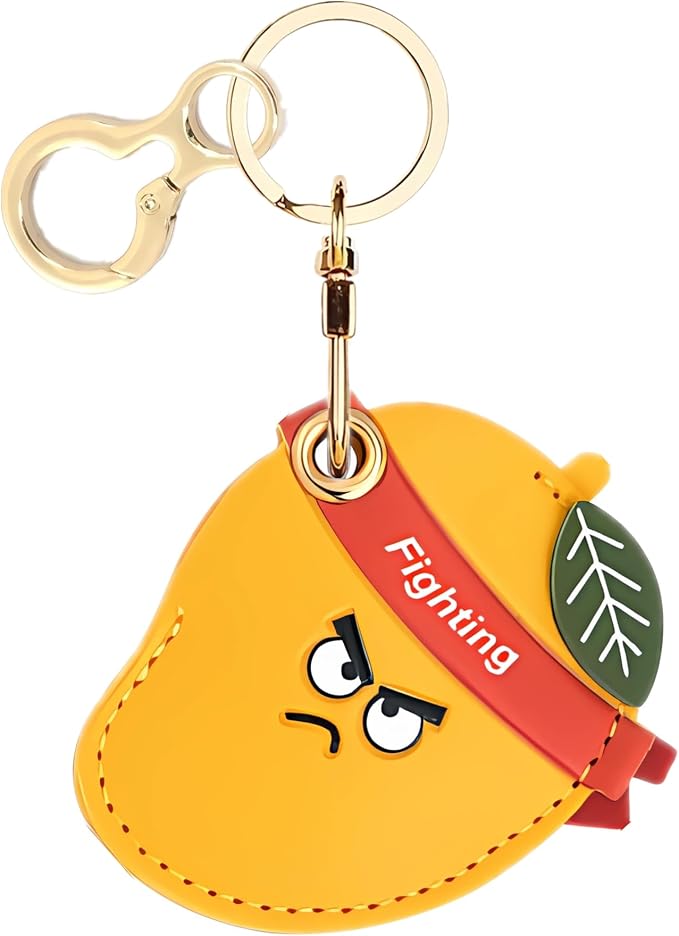 Leather Keychain Holder Case Compatible by BORKUANA