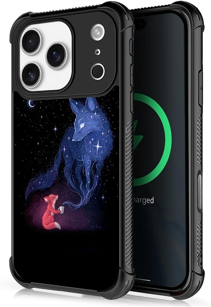 for iPhone 17 Pro Case, for MagSafe Graphic Design for Girl Boy Soft Silicone by FKBRCL4U