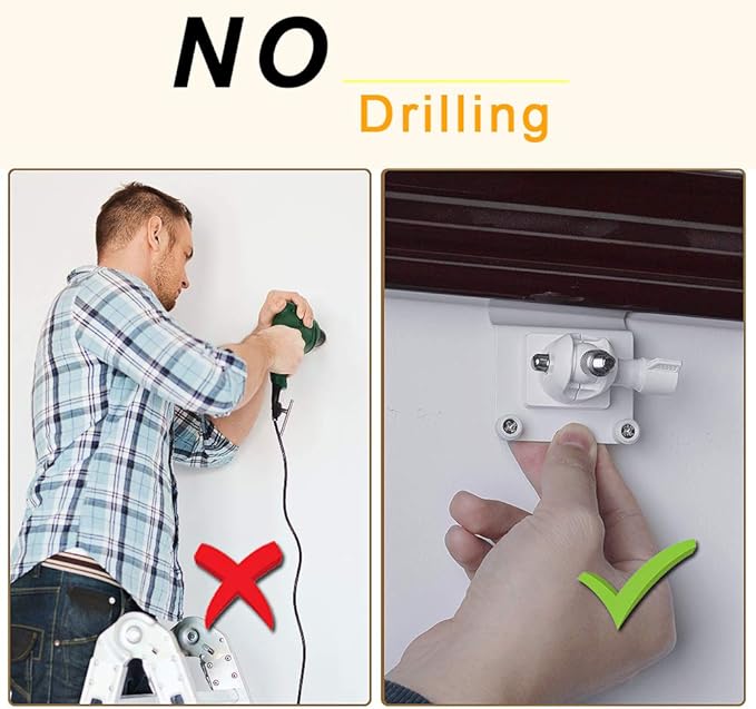 HOLACA Vinyl Siding Clips for Arlo, Stick Up Cam Roelink ZUMIMALL Eufy Security - Image 2