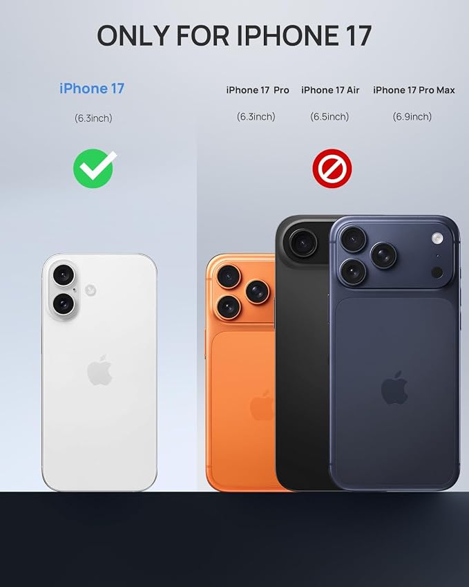 Lanhiem Magnetic for iPhone 17 Case, Built-in Privacy Screen Protector - Image 7