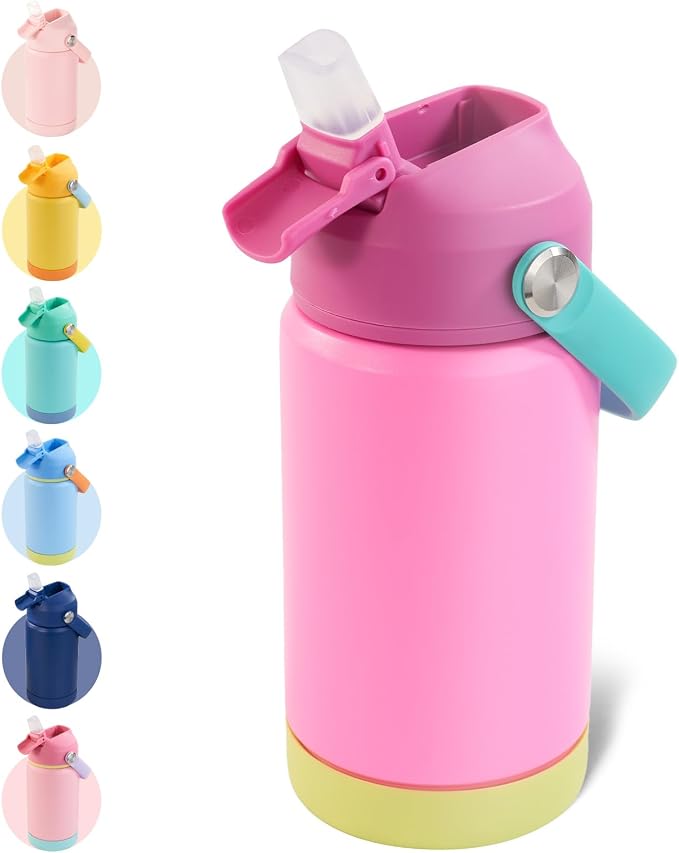 Kerilyn 12oz Kids Water Bottle, Stainless Steel Insulated Water Bottle by Kerilyn