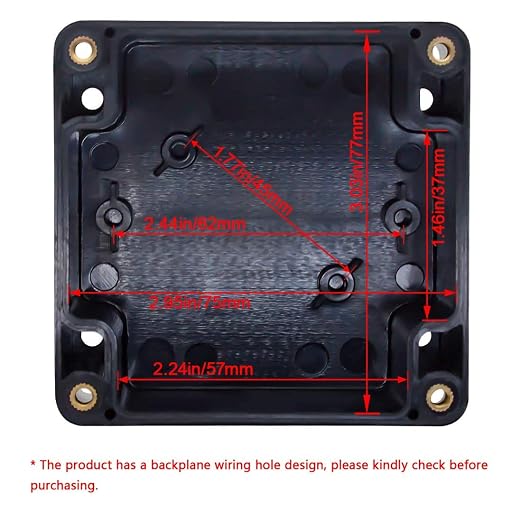 LeMotech Junction Box IP65 Waterproof Project Box Dustproof ABS Plastic - Image 2