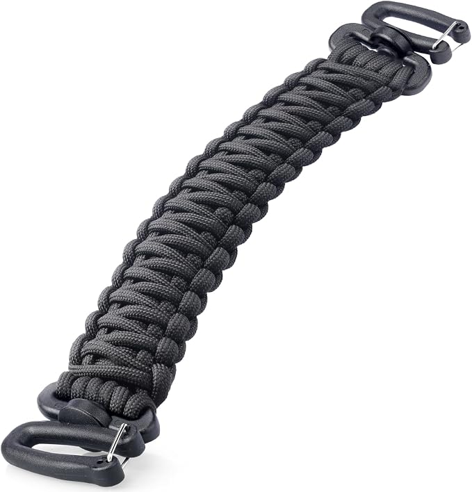 Tactical Paracord Handle，9-core Weaving Paracord Strap by PITOZER