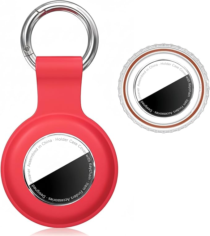 Linsaner Waterproof for AirTag 2nd Gen & 1st Gen Holder Case Keychain for Air by Linsaner
