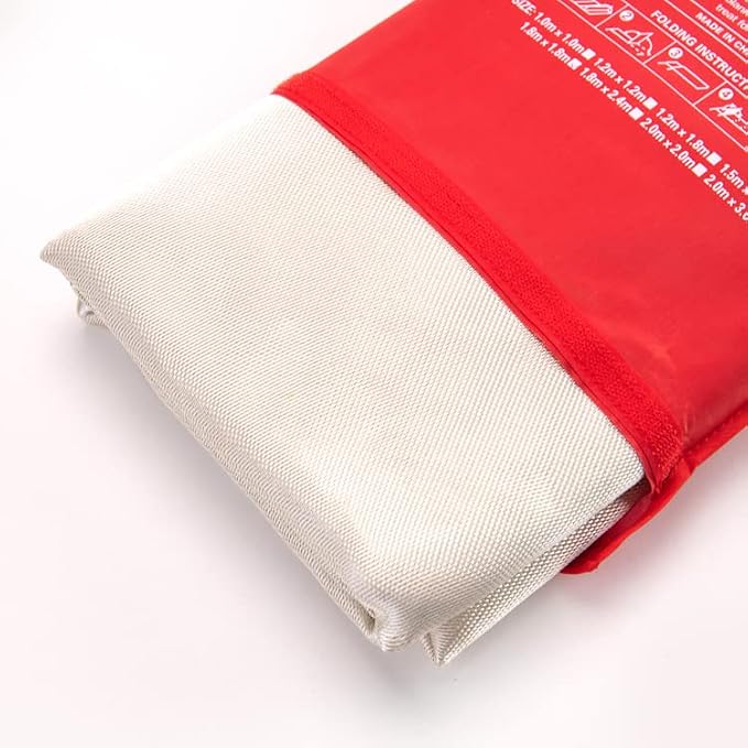 ISOP Fire Blanket Large 70 * 78 Inches – Fibreglass Fire Retardant Blanket – - Image 3