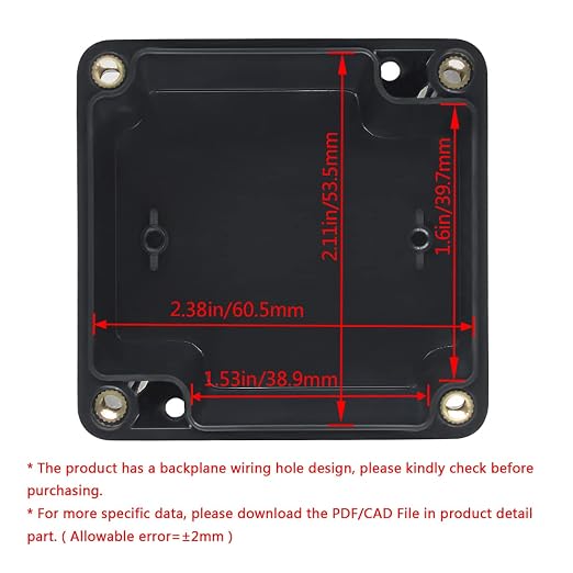 LeMotech Electrical Box ABS Plastic Project Box IP65 Waterproof Junction Box - Image 2