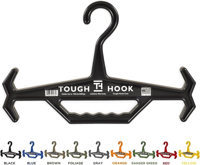 Tough Hook Original Heavy Duty Hangers – The Superhero of Hangers USA-Made - Image 8