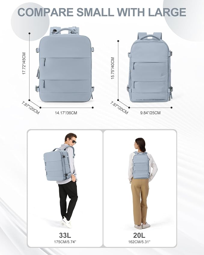 coowoz Travel Backpack Carry On - Image 6