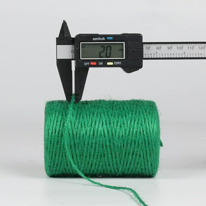 PerkHomy Natural Jute Twine 600 Feet Long Colored Twine Rope - Image 2