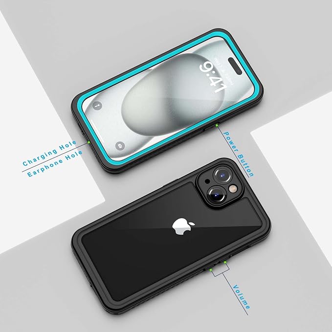 Lanhiem for iPhone 15 Plus Case, IP68 Waterproof Dustproof Shockproof Cases - Image 6
