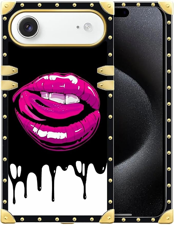 for iPhone 17 Air Case Luxury Golden Decoration by Unknown