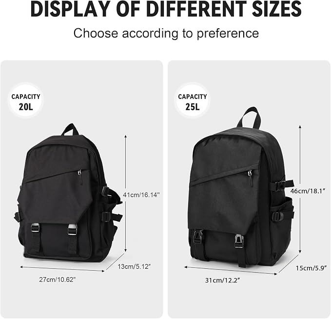 coowoz Casual Daypack Large upgraded version College Laptop Backpack - Image 2