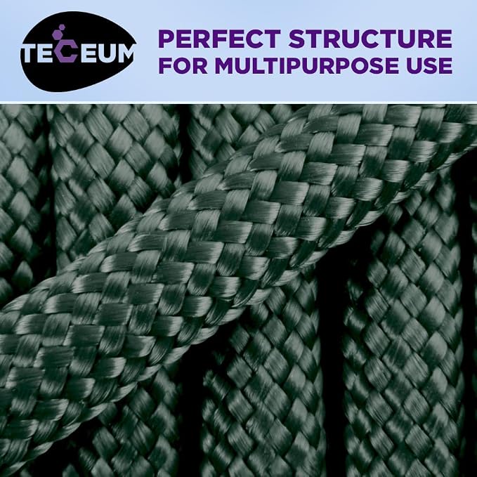 TECEUM Reflective Paracord Rope 1000 – 1000ft/200ft/100ft/50ft – 40+ Colors – - Image 8