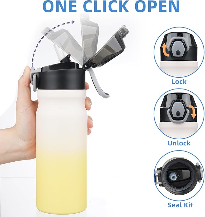 BJPKPK Insulated Water Bottle 18oz Stainless Steel Water Bottles - Image 3