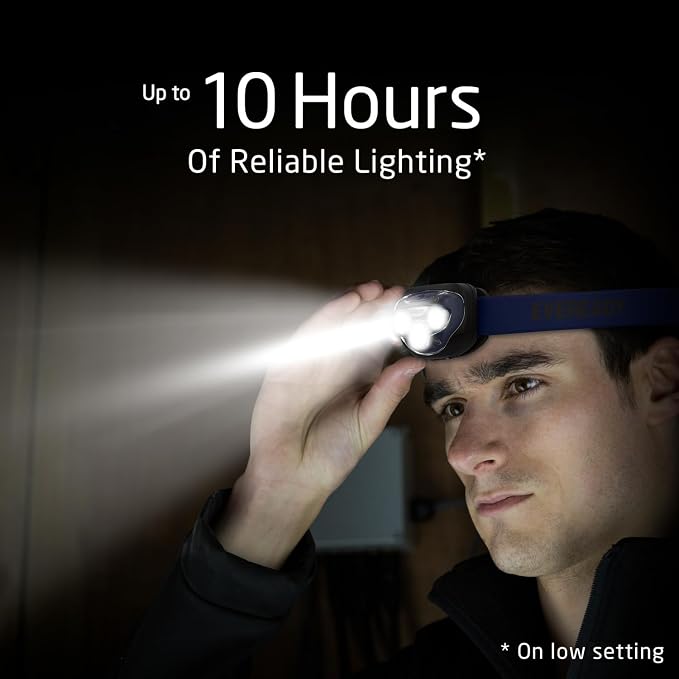 EVEREADY LED Headlamps Pro200, IPX4 Water Resistant, Bright and Durable Head - Image 5