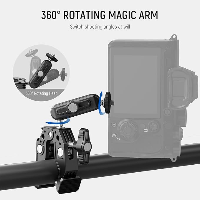 NEEWER Super Clamp Magic Arm Camera Mount - Image 4