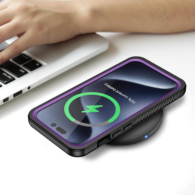 Lanhiem for iPhone 15 Pro Case, IP68 Waterproof Dustproof Shockproof Cases - Image 7