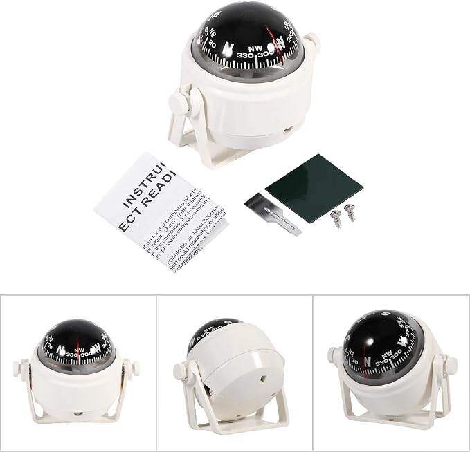 Waterproof Sea Car Compas Dashboard, Boat Compas Marine Dash Mount Dashboard - Image 3