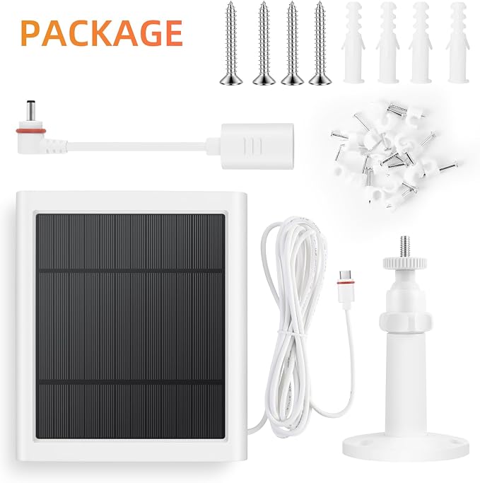 Solar Panel for Ring Camera, 4W Solar Charger Compatible - Image 6