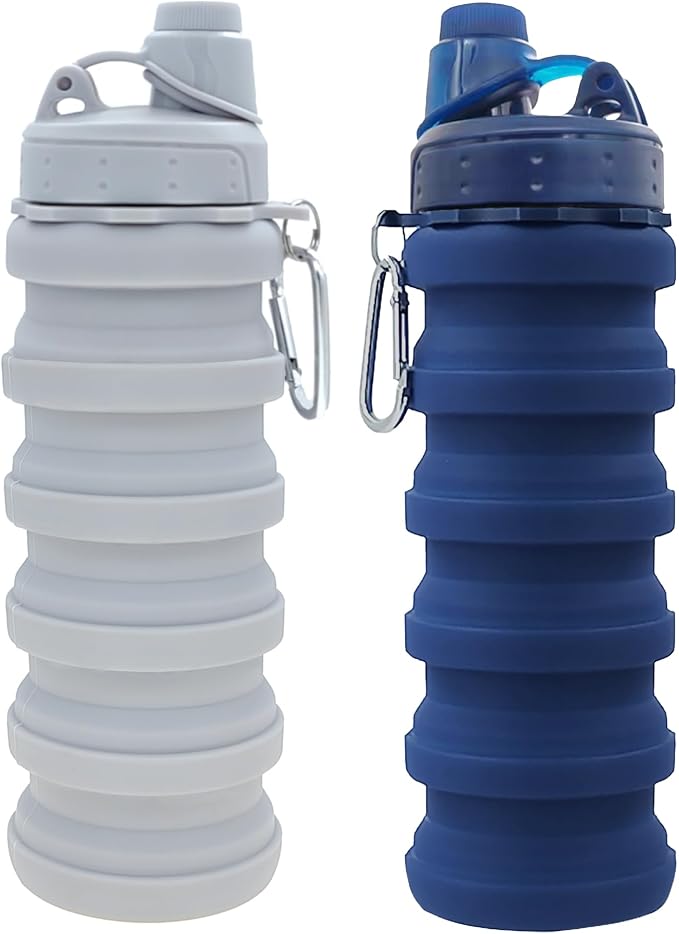 Collapsible Water Bottles Travel water bottle Sports Portable Sport Water by YCTMALL