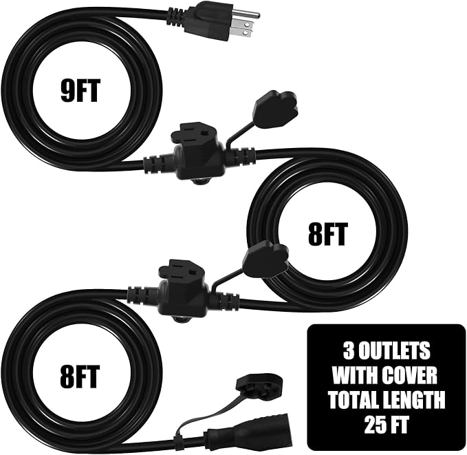 25Ft Outdoor Extension Cord - Image 2
