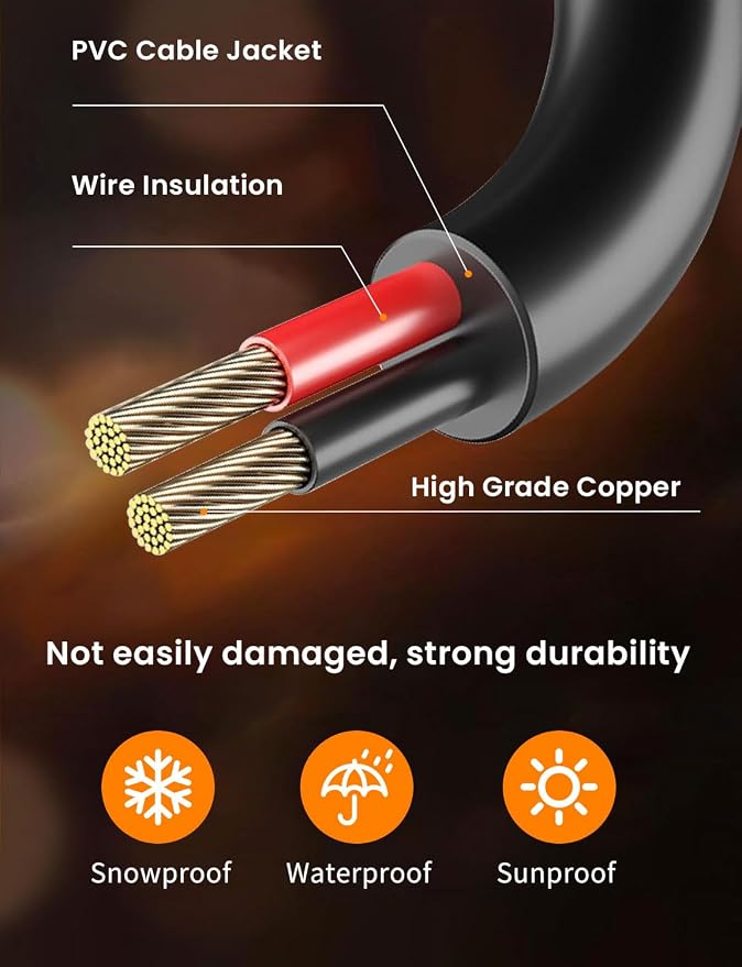 LED Outdoor String Lights 400ft Shatterproof Patio Lights - Image 8