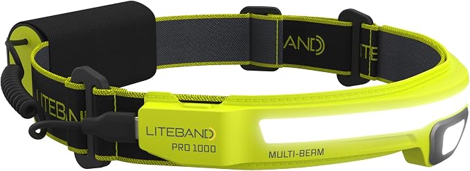 OPTIMAL VENTURES LITEBAND PRO Multi-Beam Rechargeable LED Headlamp, 1000 Lumens - Image 8