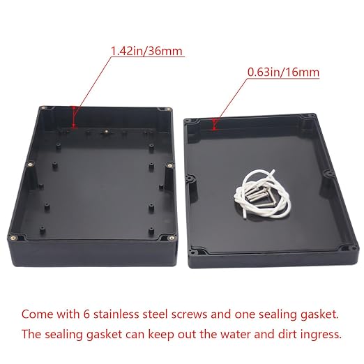 Junction Box IP65 Waterproof ABS Plastic Electrical Project Case Power Junction - Image 4