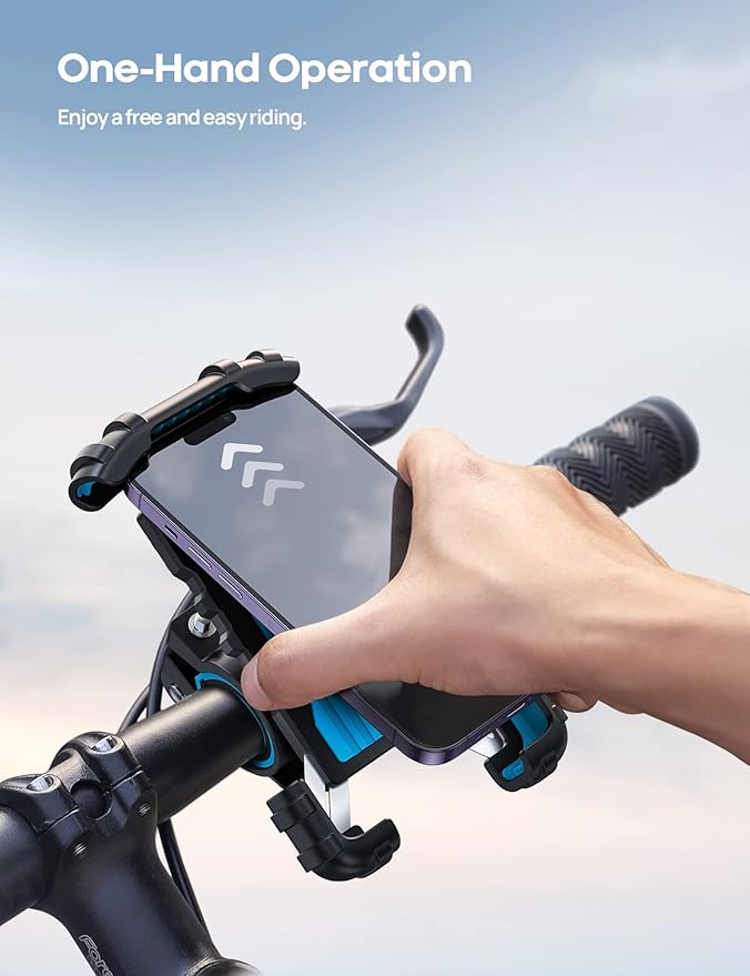 Lamicall Bike Phone Holder, Motorcycle Phone Mount - Image 2